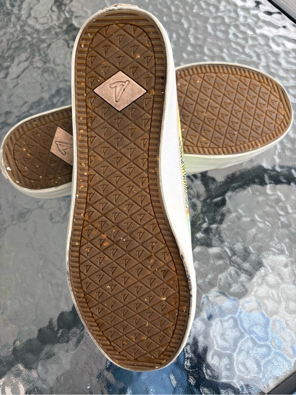Sperry Watercolor Nature & Aquatic Theme Canvas Boat Shoe in Multi-Color Sz 8.5 - Picture 9 of 9